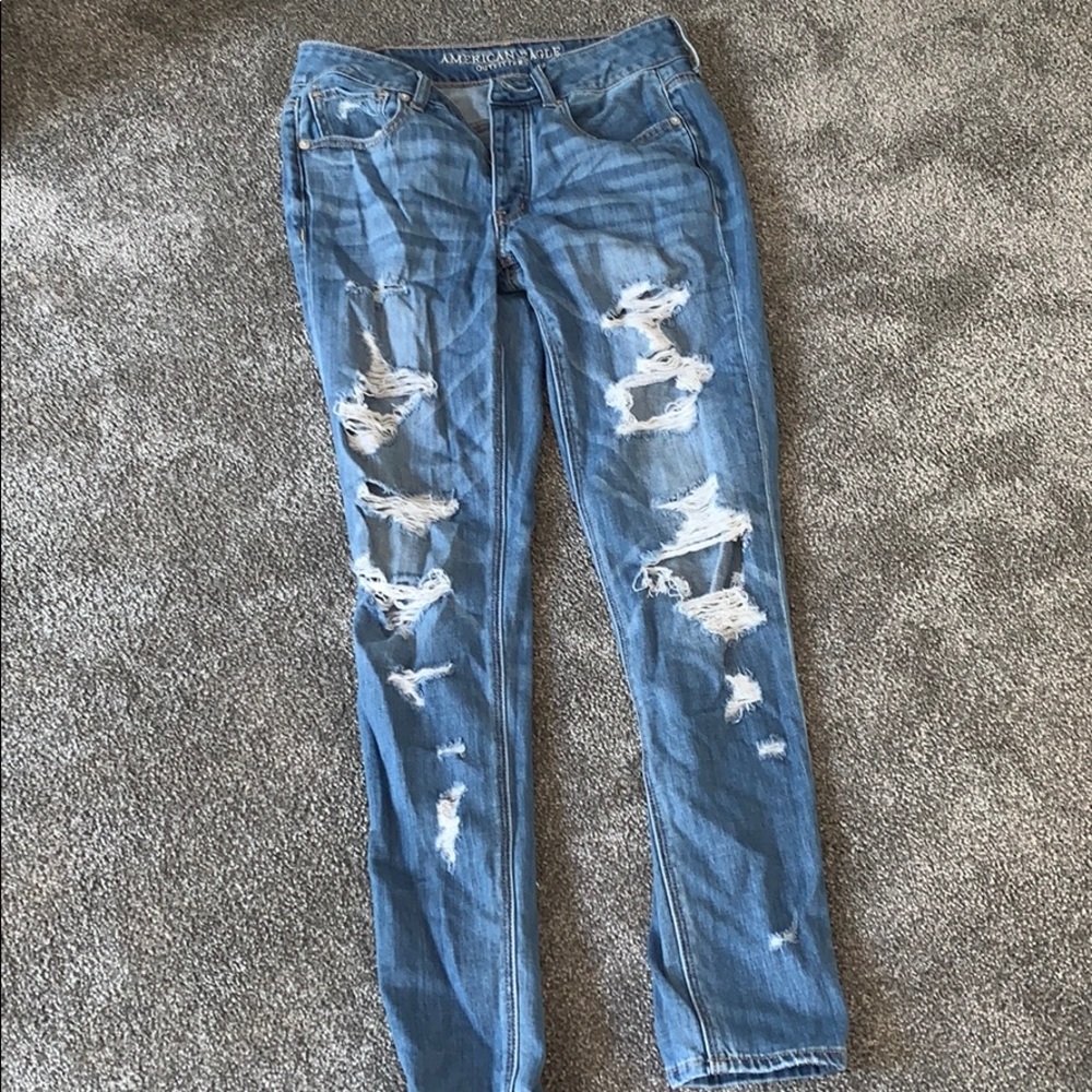 American eagle boy friend jeans